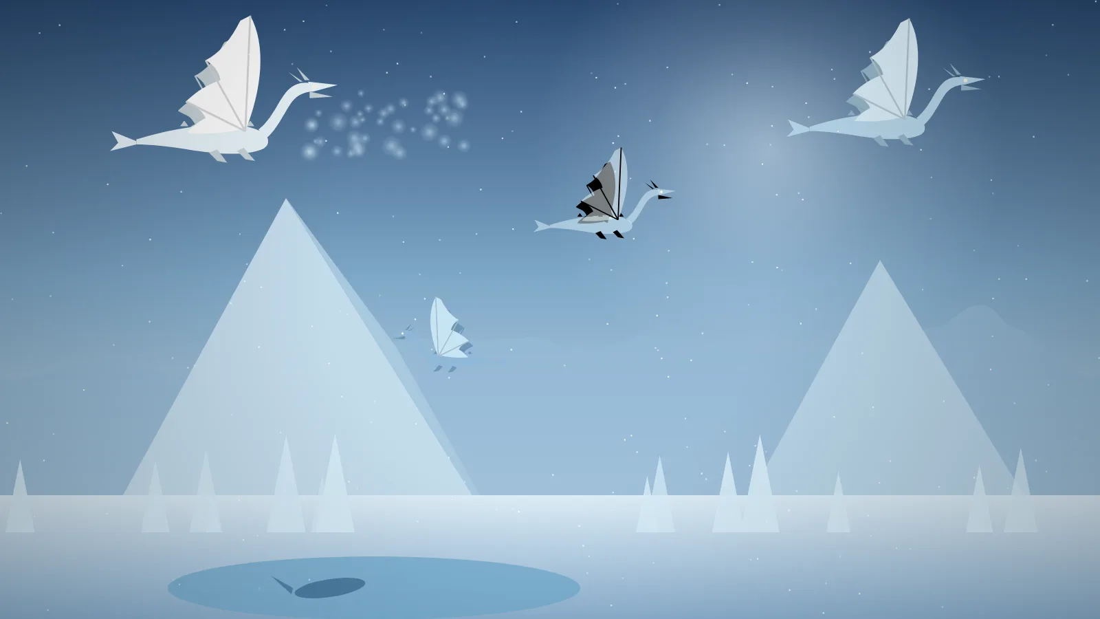 Les dragons des glaciers de Fazer