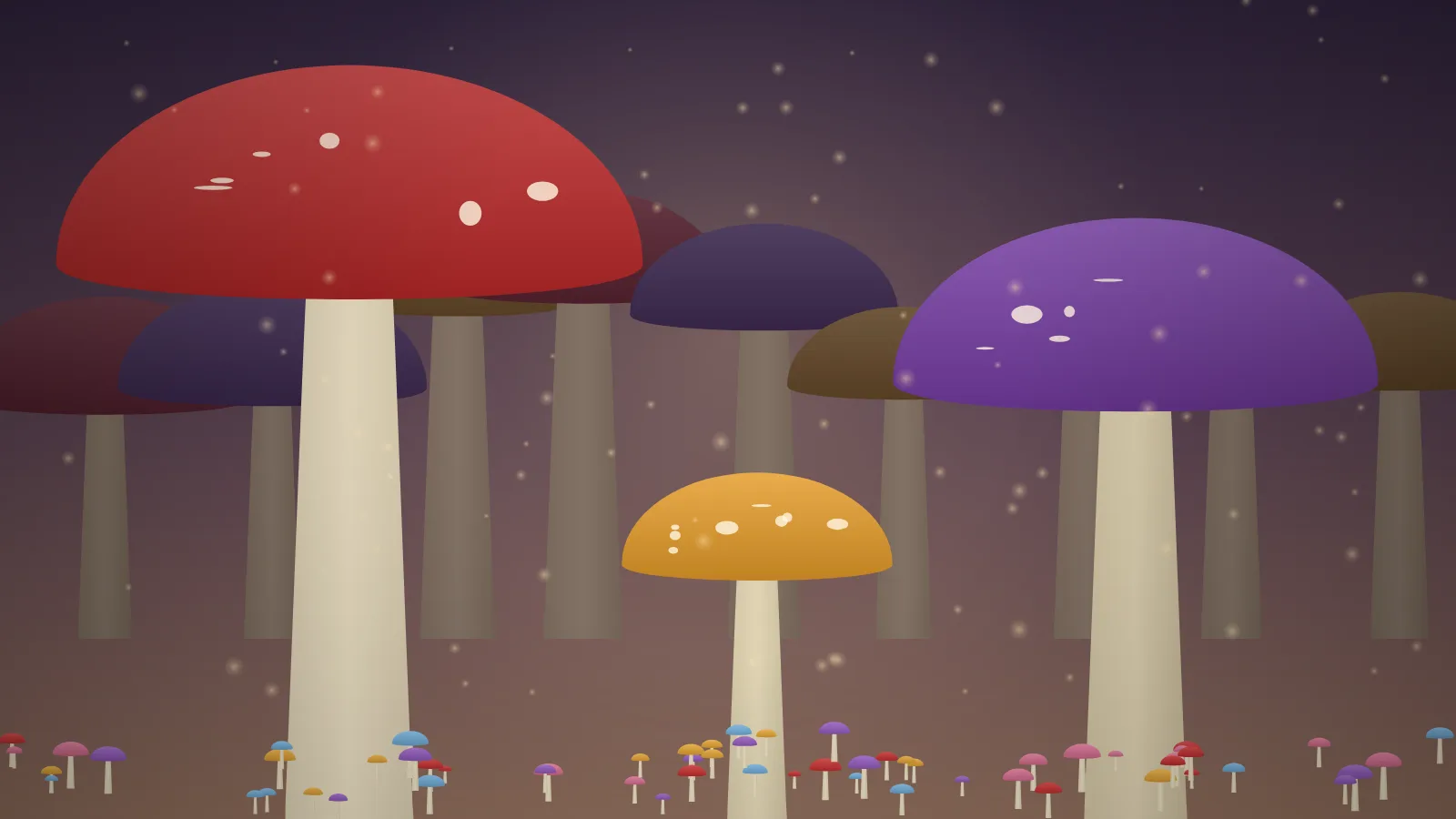 La forêt des champignons géants de Paytayle