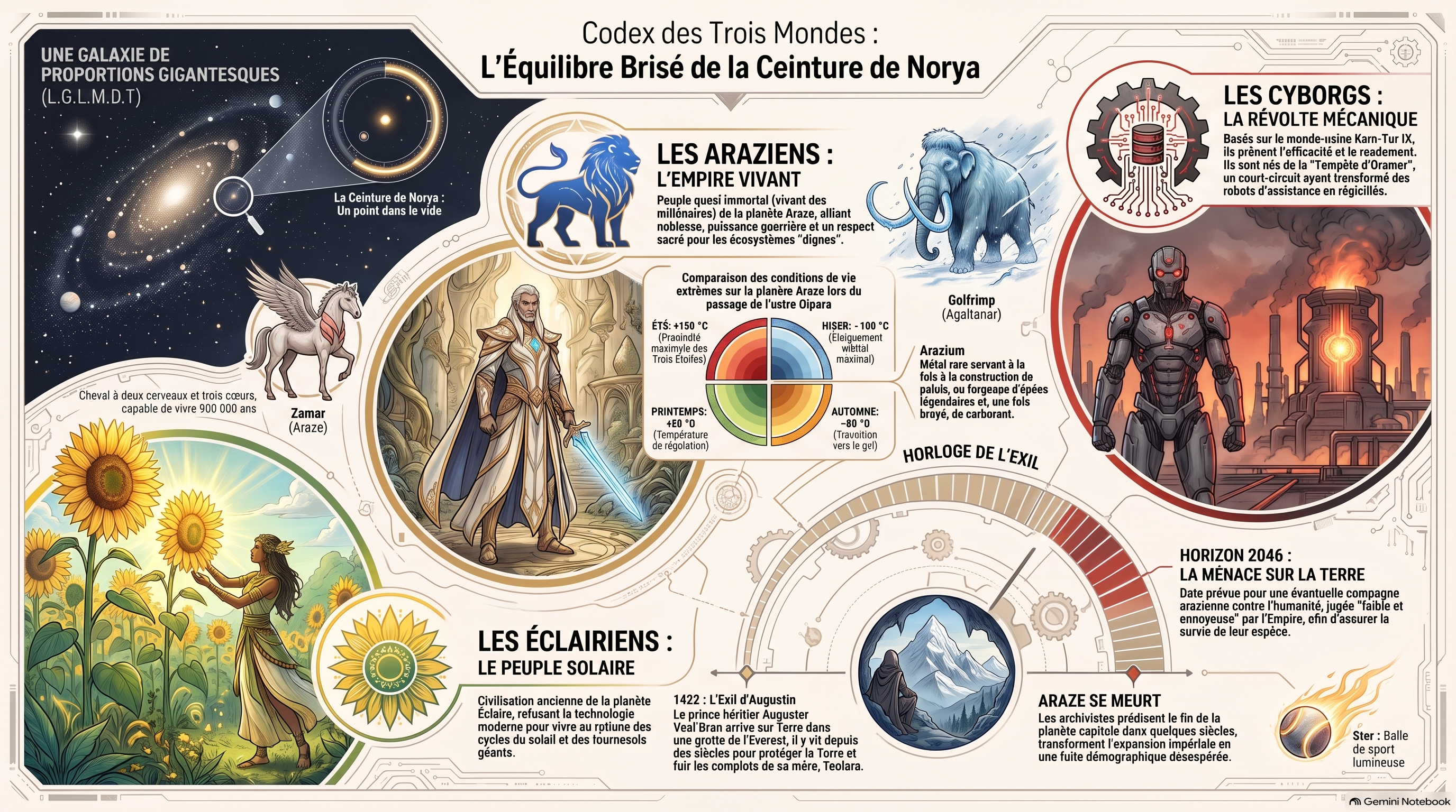 Codex des Trois Mondes : l'Équilibre Brisé de la Ceinture de Norya